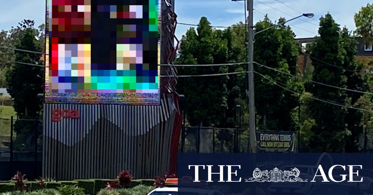 Hackers show porn on Brisbane billboard for three minutes - Vimarsana News