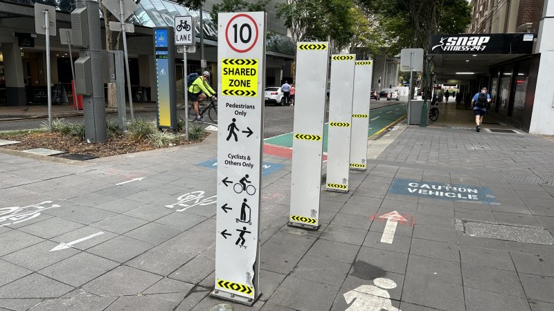 ‘Nice to see some logic’: Speed limit rises on Brisbane bridge where joggers beat bikes