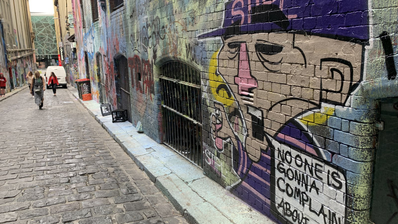 Hosier Lane Paint Bomber Defends Graffiti Stunt