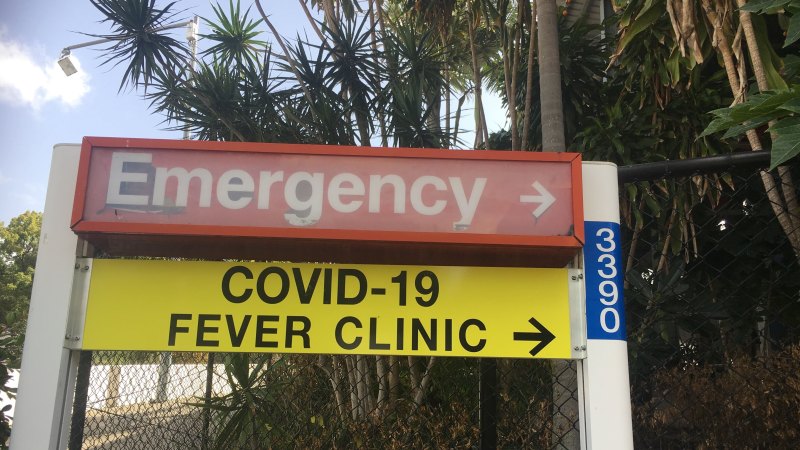 photo Qld Health Covid Signage coronavirus qld records eight covid 19