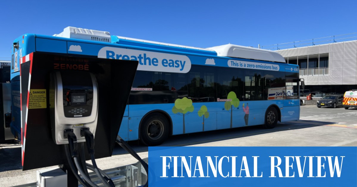 afr.com - Sarah Thompson, Kanika Sood, Emma Rapaport - KKR-backed bus electrification business Zenobe raises $400m in debt