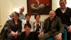 Ghislaine Maxwell, center bottom, with siblings, from left to right: Anne, Kevin, Isabel, Christine, Philip and Ian.