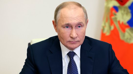Russian President Vladimir Putin at a meeting earlier in October.
