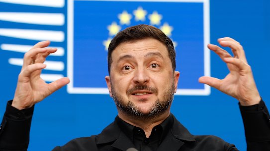 Ukrainian President Volodymyr Zelensky.