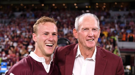 Daly Cherry-Evans and Wayne Bennett.