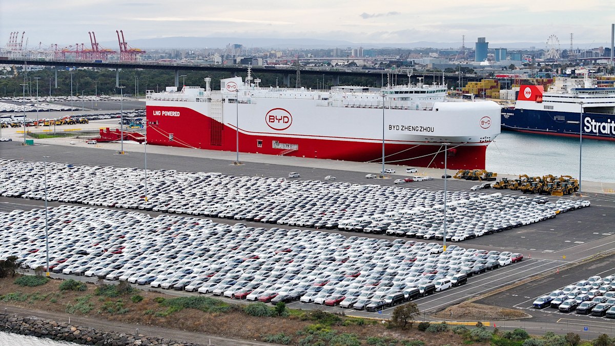 nine.com.au - Joseph Sahyoun - Largest ever shipment of electric vehicles docks in Australia