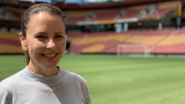 FIFA Women’s World Cup chief operating officer Jane Fernandez at Suncorp Stadium on Friday.