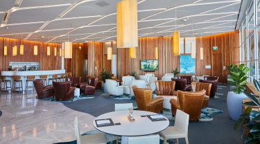 Virgin’s new Beyond Lounge in Sydney Airport.