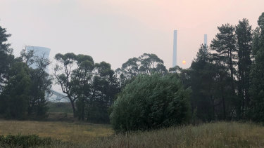 Mount Piper Power Station on Monday afternoon.