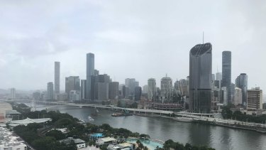 Rain has already hit Brisbane on Monday morning. 