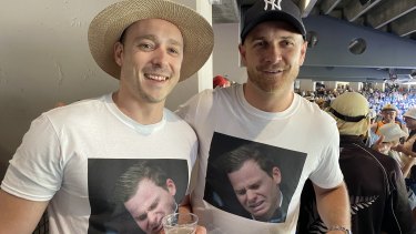 Craig Archer and Nic Van Hattum at the Boxing Day Test. 