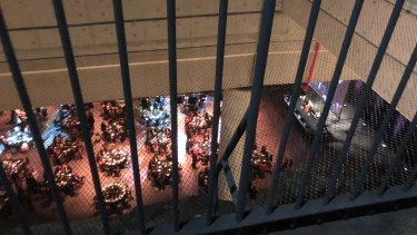 The Australian Bar Association's gala dinner was audible and visible from Barangaroo.