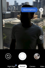 It's easy to take a moody silhouette on the Google Pixel 4.