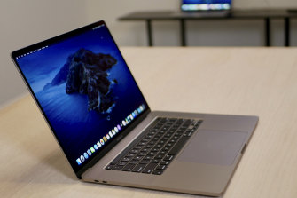 The new MacBook Pro has a larger screen and a lot more power.