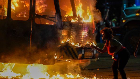 Republicans are using the violence in Kenosha, Wisconsin, to attack Democratic nominee Joe Biden. 