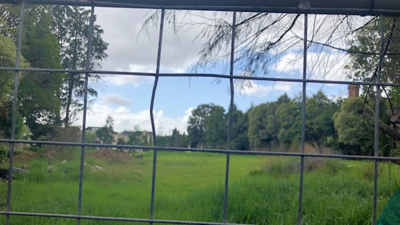 The vacant block at 16 St Georges Road in Toorak.