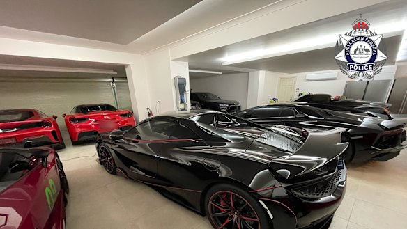 A Sydney man last month had 12 luxury cars restrained by the federal police.