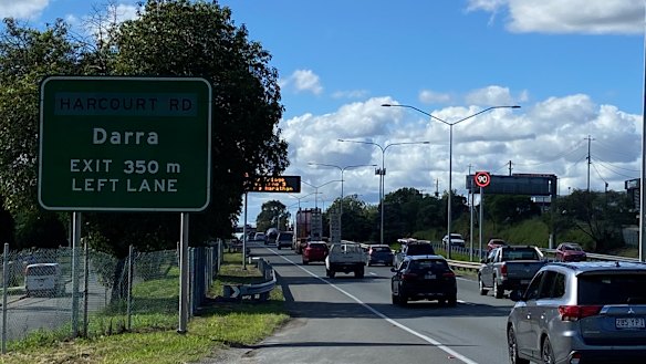 The forgotten section of the Ipswich Motorway from Darra to Oxley will be widened. 