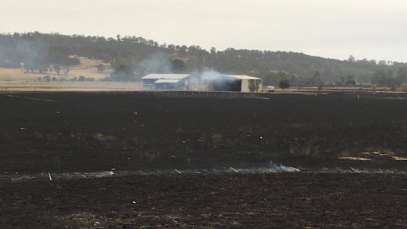 Devastation in Sarsfield.