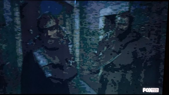 A very dark season from earlier this season shows how crunched the dark scenes can get.