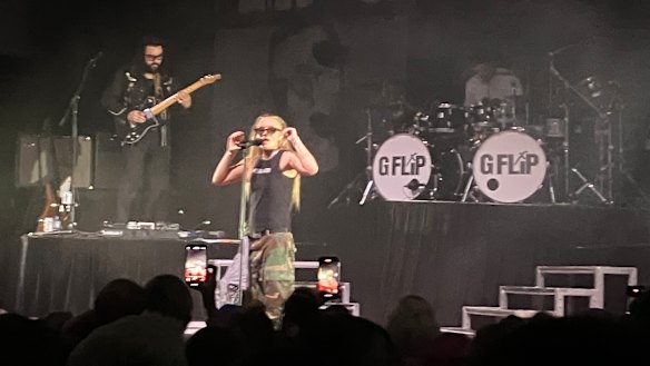 G Flip performs at the Astor Theatre in Perth.