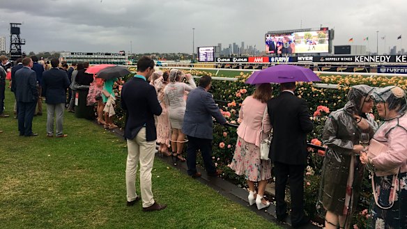 Trackside at the Oaks