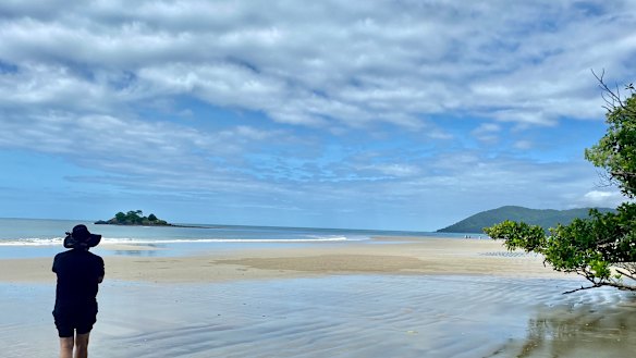 A beach at Cape Tribulation in North Queensland. 