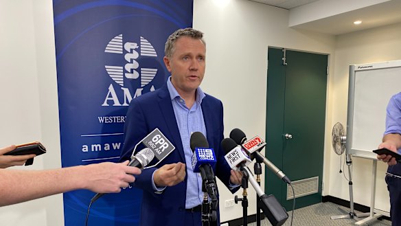 AMA WA President Dr Andrew Miller. 