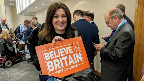 Lisa Parker, 48 from Rugby, says Boris Johnson is a "patriot". 