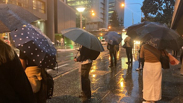 Rain is expected to continue on and off in Brisbane for more than a week.