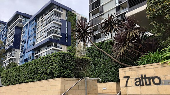 The Altro building in Camperdown’s City Quarter, where dogs are banned but owners can have a cat, bird or goldfish.
