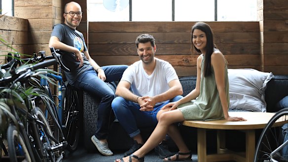 Canva co-founders Cameron Adams, Cliff Obrecht and Melanie Perkins are now worth an estimated $8 billion.