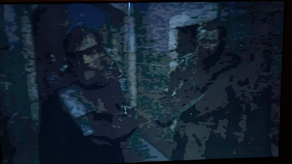 The same scene, as streamed by HBO.