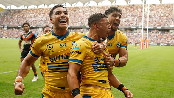 The Entertainers: Parramatta returned to the winner’s circle in fine fashion against the Tigers.
