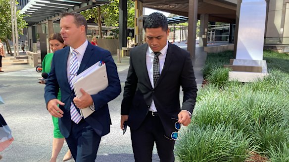 Anthony Milford outside Brisbane Magistrates Court on Monday.