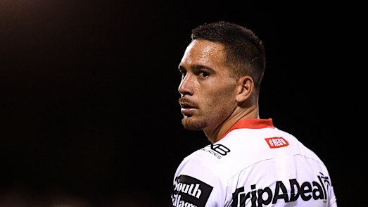 Happy homecoming: Corey Norman is looking forward to facing his former team, Parramatta, next Sunday.