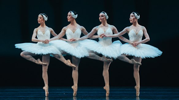 Australian Ballet dancers in the 2023 production of Swan Lake.