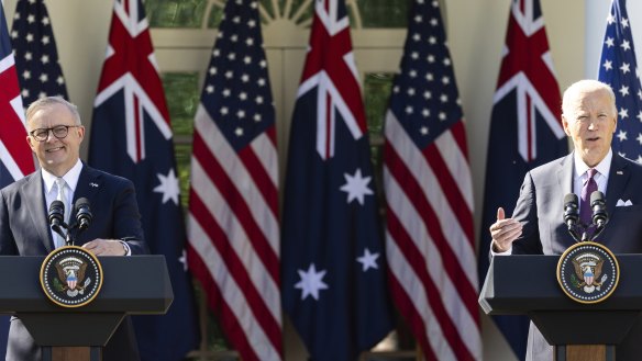 US President Joe Biden has warned Australia about getting too cosy with CHina.