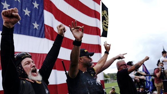 Proud Boys ... Australia is not immune from white-supremacist hatred.

