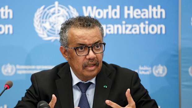 WHO Director-General Tedros Adhanom Ghebreyesus.