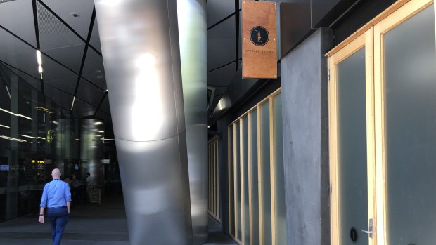 Pressed Juices former store at 567 Collins Street is now shuttered. 