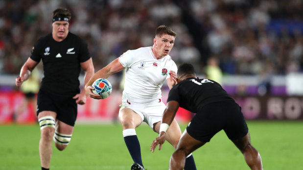 Owen Farrell in action for England in their semj-final victory over the All Blacks. 