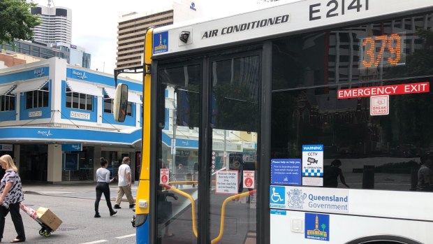 Brisbane bus patronage fell by more than 85 per cent at the height of the city's shutdown in April.