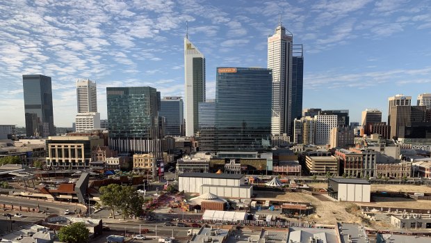 The view from Doubletree Northbridge.