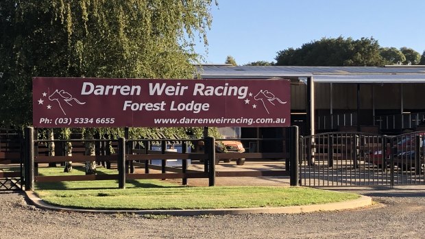 Darren Weir's stables in Miners Rest, near Ballarat.