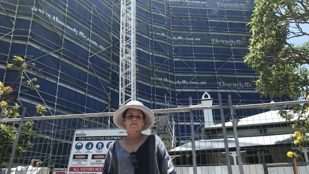 Kangaroo Point resident Lori Sexton says the over-development of Kangaroo Point is not being checked by Brisbane City Council planners.