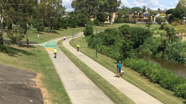 The Kedron Brook Bikeway in Brisbane's north has been particularly popular.