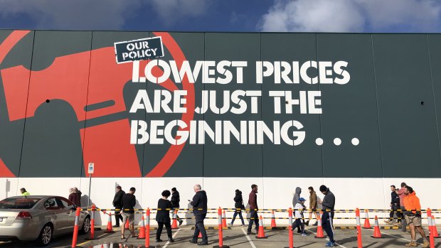 Sales at Bunnings have jumped during coronavirus.