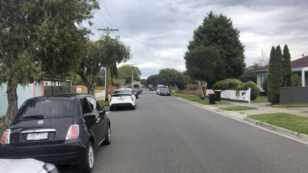 Hope Street in Springvale where a five-year-old boy was struck by a car.