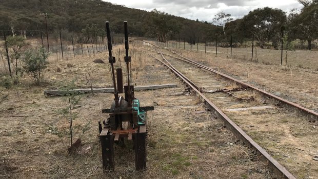 Where in Canberra last week: the Tuggeranong railway siding on the decommissioned line to Bombala.